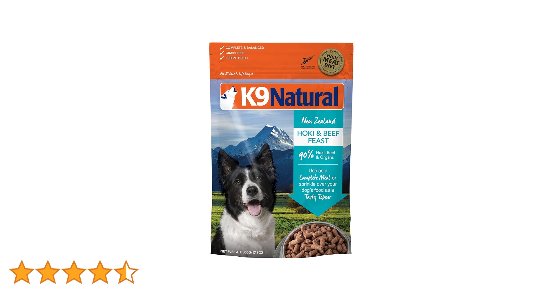 【特価】⭐️k9ナチュラル　ホキ&ビーフフィースト500g×2袋⭐️ K9ナチュラル フリーズドライ ビーフ&ホキ・フィースト 500g | 通販